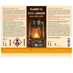 Lampenöl Hochrein Klar (Petroleum) 1L