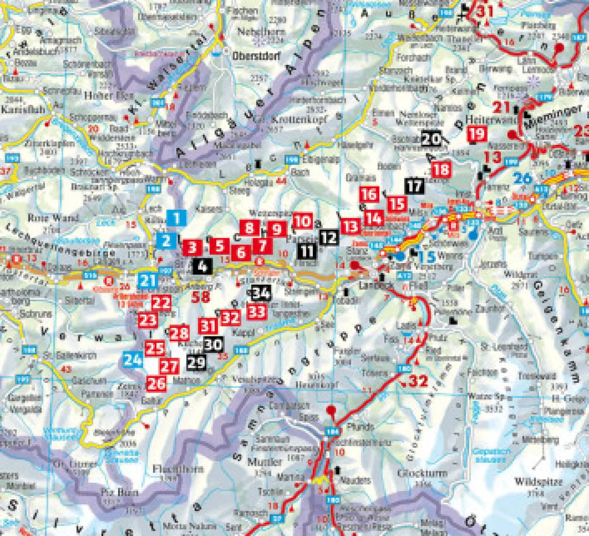 Lechtaler Höhenweg und Verwall-Runde