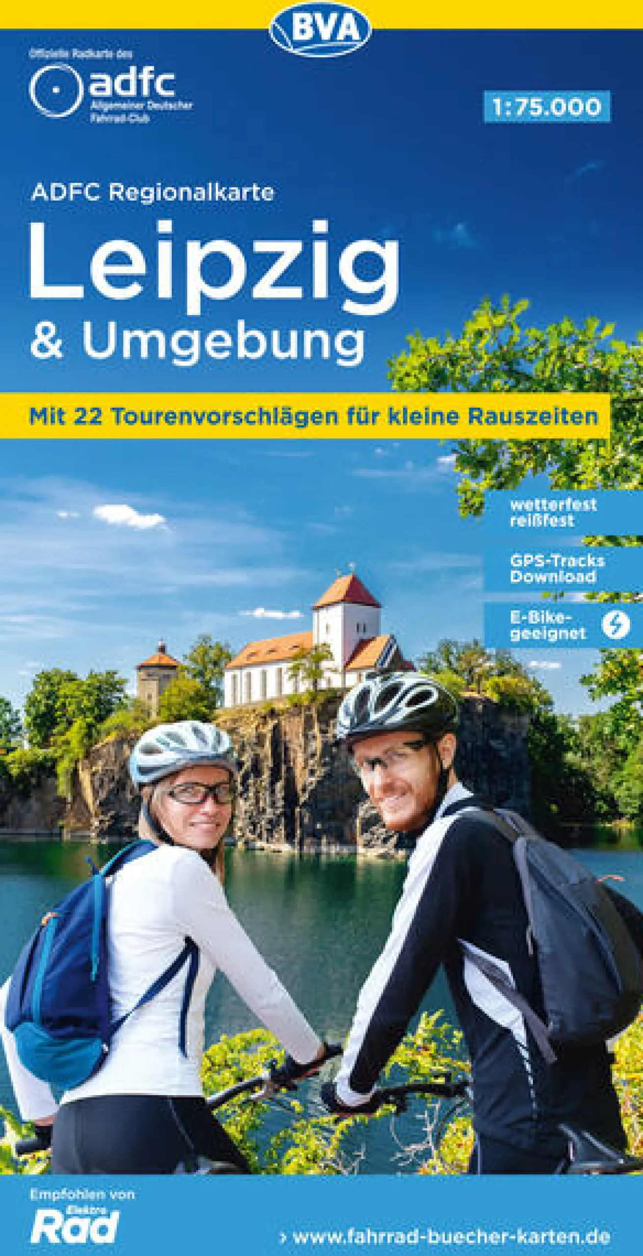 Leipzig und Umgebung Fahrradkarte