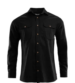 Leisurewool Reborn Shirt-dark grey melange