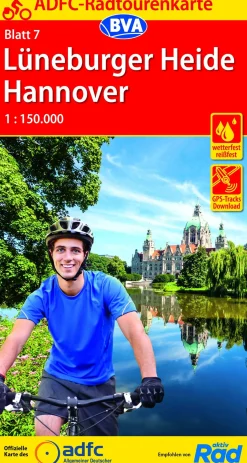 Lüneburger Heide / Hannover Fahrradkarte