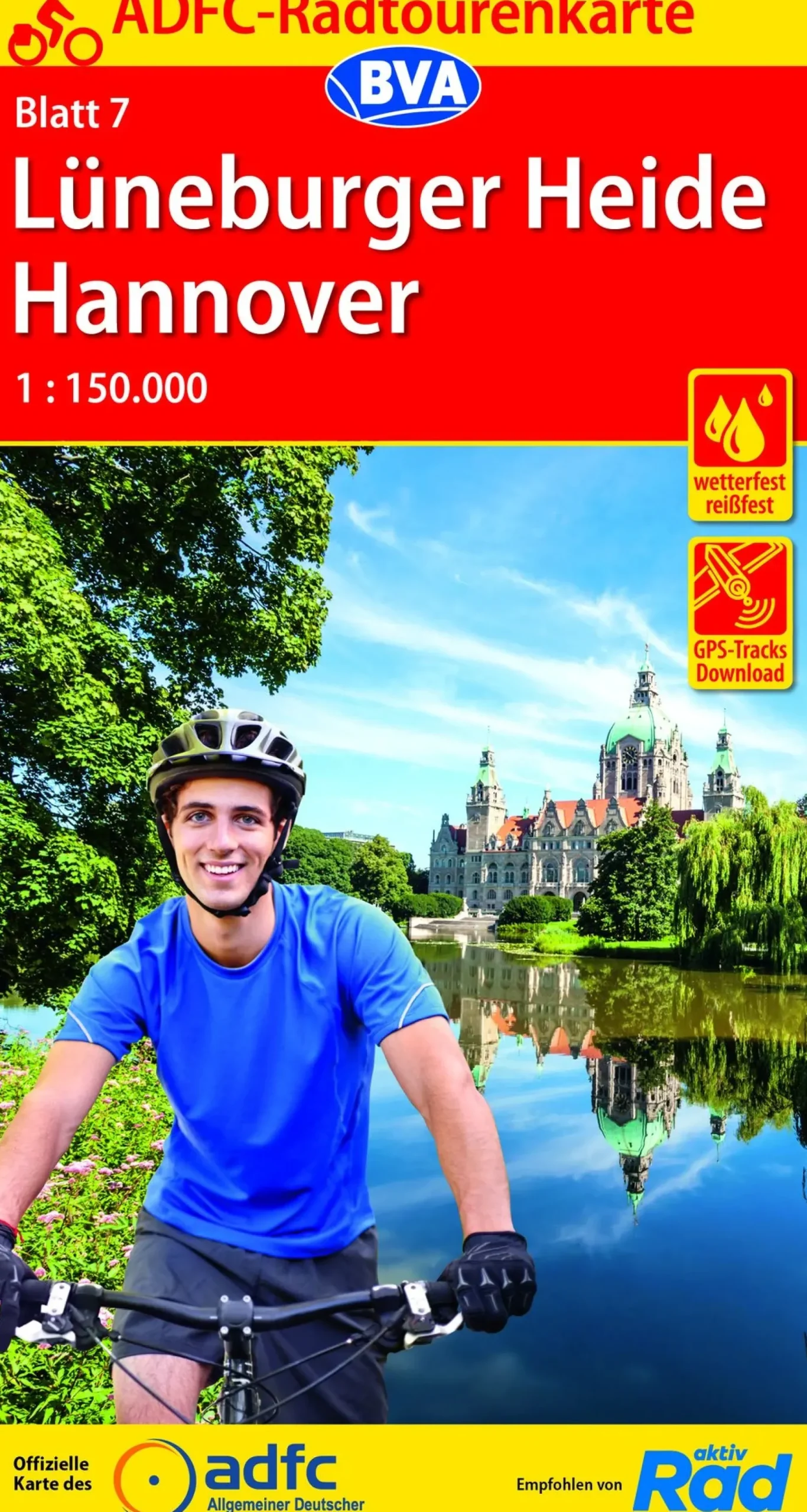 Lüneburger Heide / Hannover Fahrradkarte