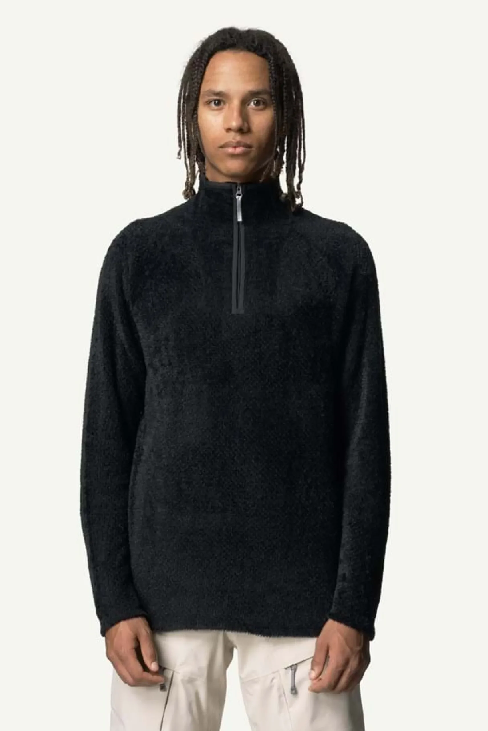 Lykan Half Zip True Black