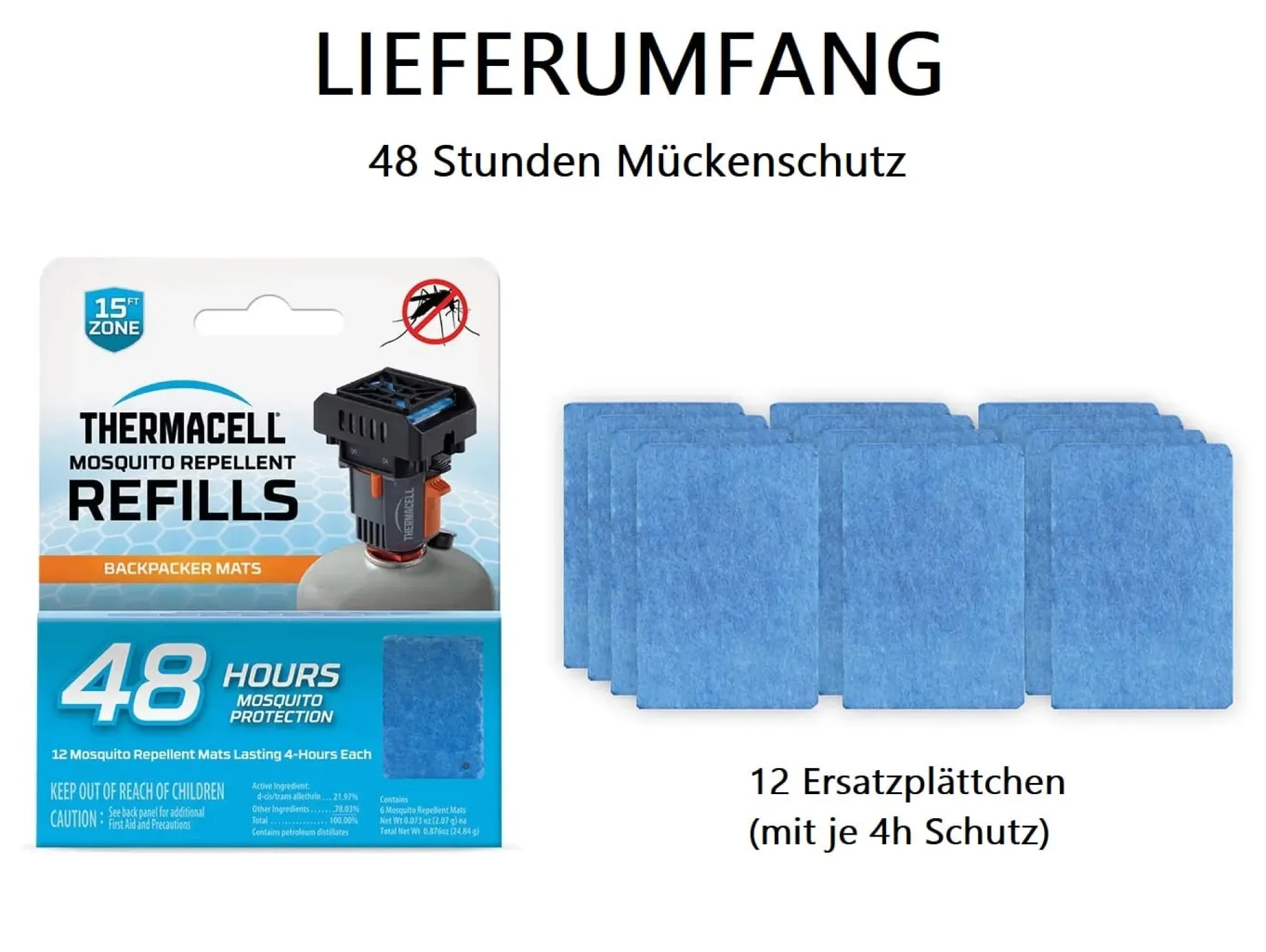 M-48 Nachfüllpack Backpacker - 12 Plättchen