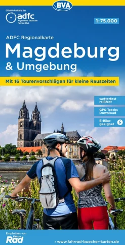 Magdeburg und Umgebung Fahrradkarte