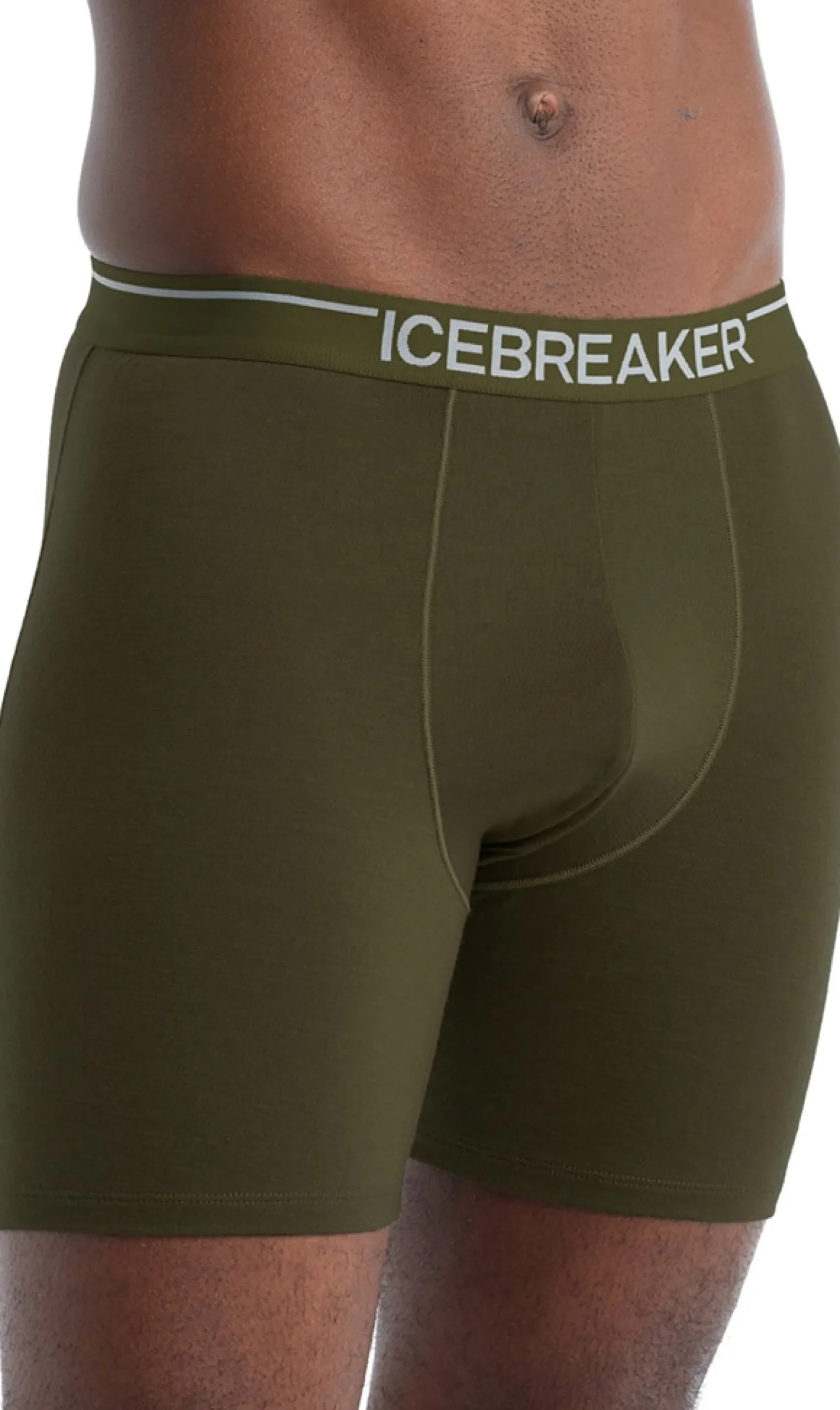 Men Anatomica Long Boxers - loden