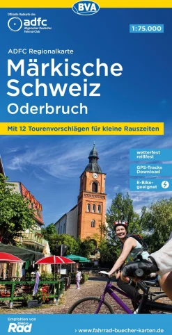 Märkische Schweiz / Oderbruch Fahrradkarte