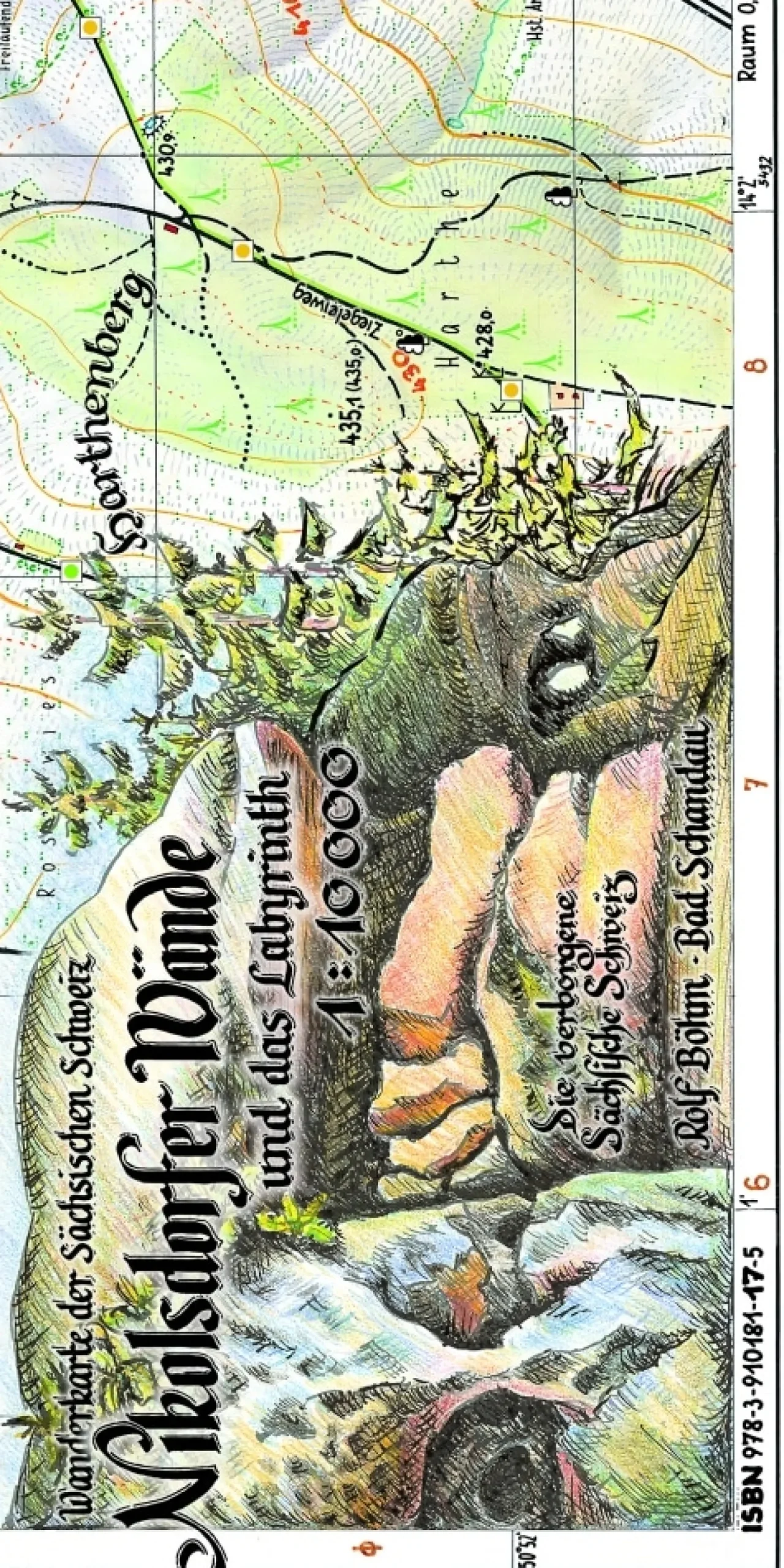 Nikolsdorfer Wände 1:10.000