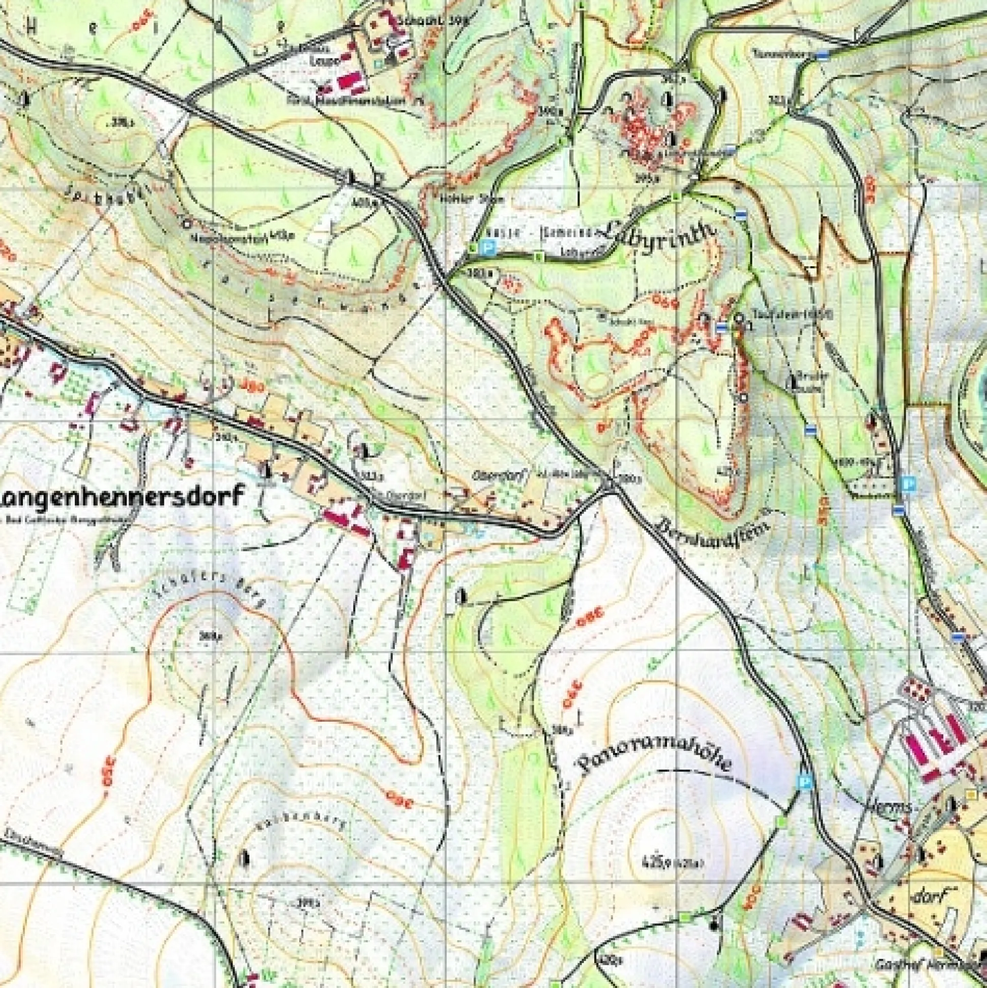Nikolsdorfer Wände 1:10.000