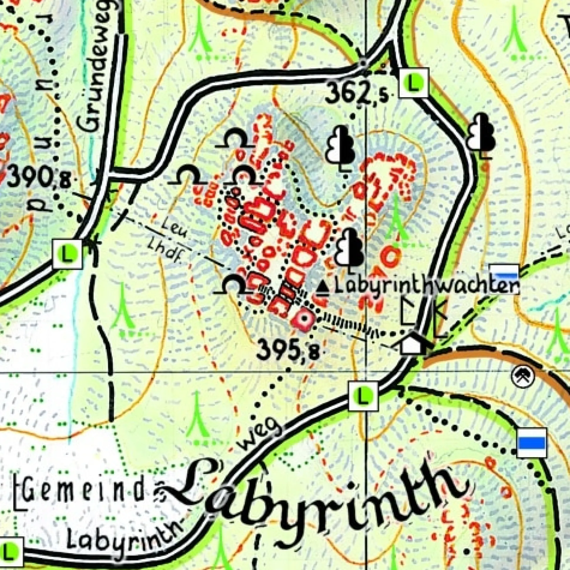 Nikolsdorfer Wände 1:10.000