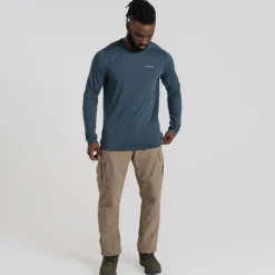 NosiLife Abel Long LS T Shirt Blue Stone