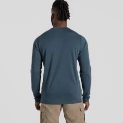 NosiLife Abel Long LS T Shirt Blue Stone