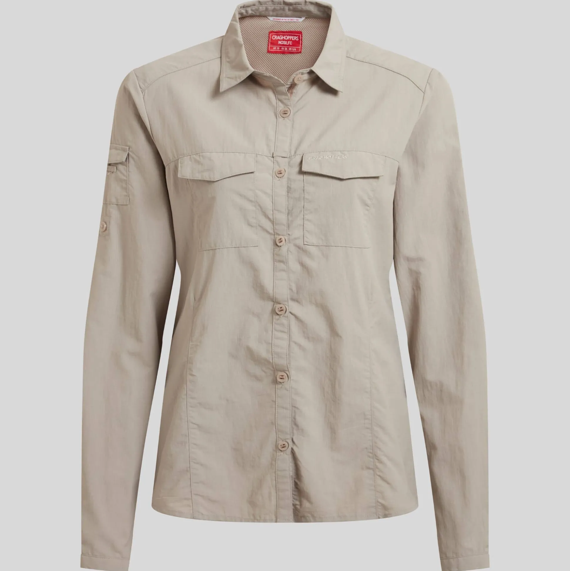 NosiLife Adv LS Shirt III Soft Mushroom