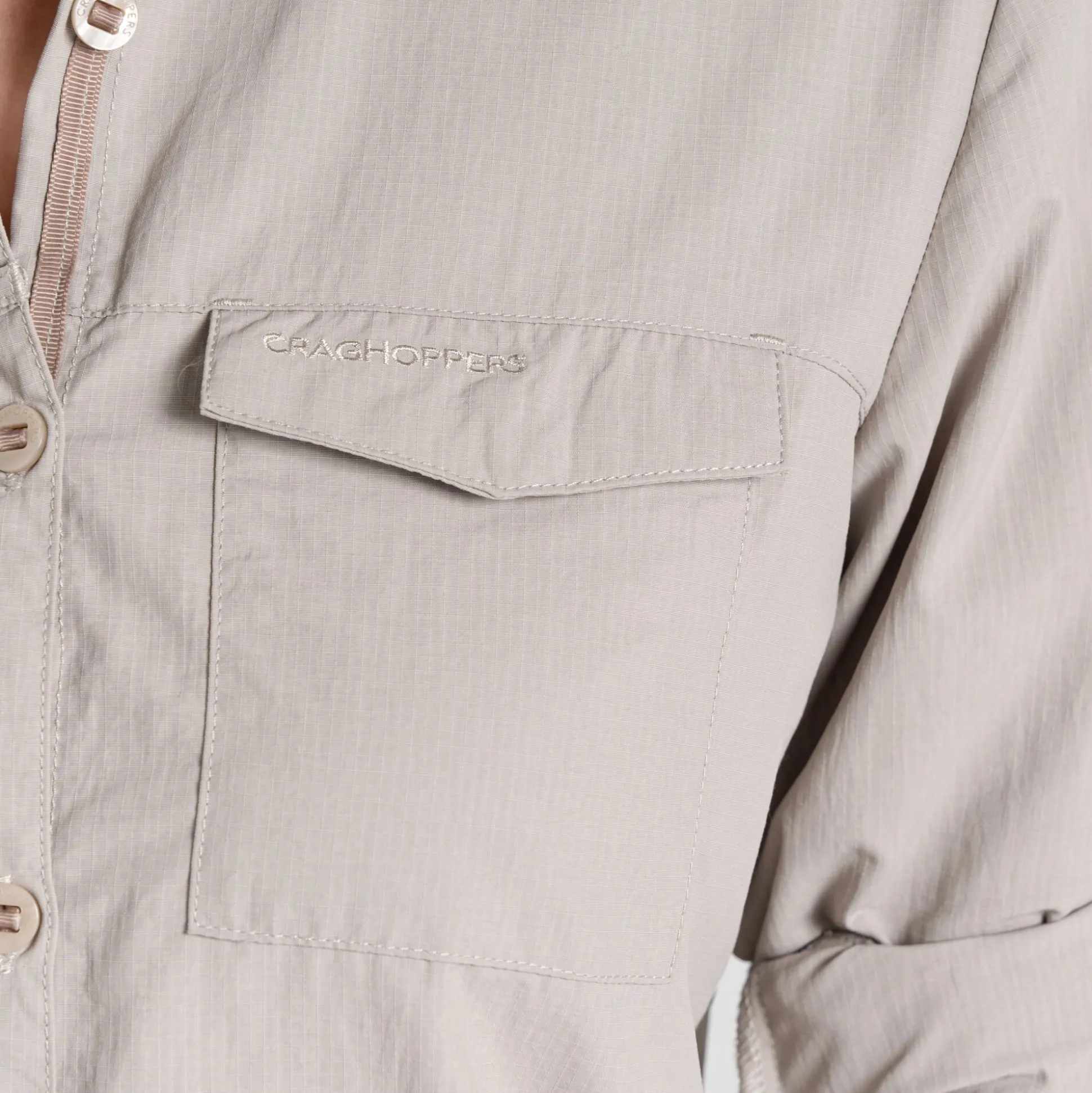 NosiLife Adv LS Shirt III Soft Mushroom