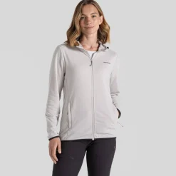 NosiLife Afia Hooded Jacket-W-Light Grey Marl