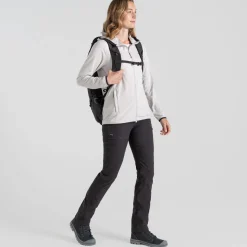 NosiLife Afia Hooded Jacket-W-Light Grey Marl