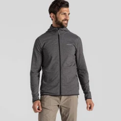 Nosilife Deft Hooded Jacket-Black Pepper Marl