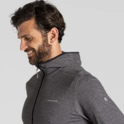 Nosilife Deft Hooded Jacket-Black Pepper Marl