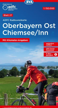 Oberbayern / Chiemsee - Inn Fahrradkarte