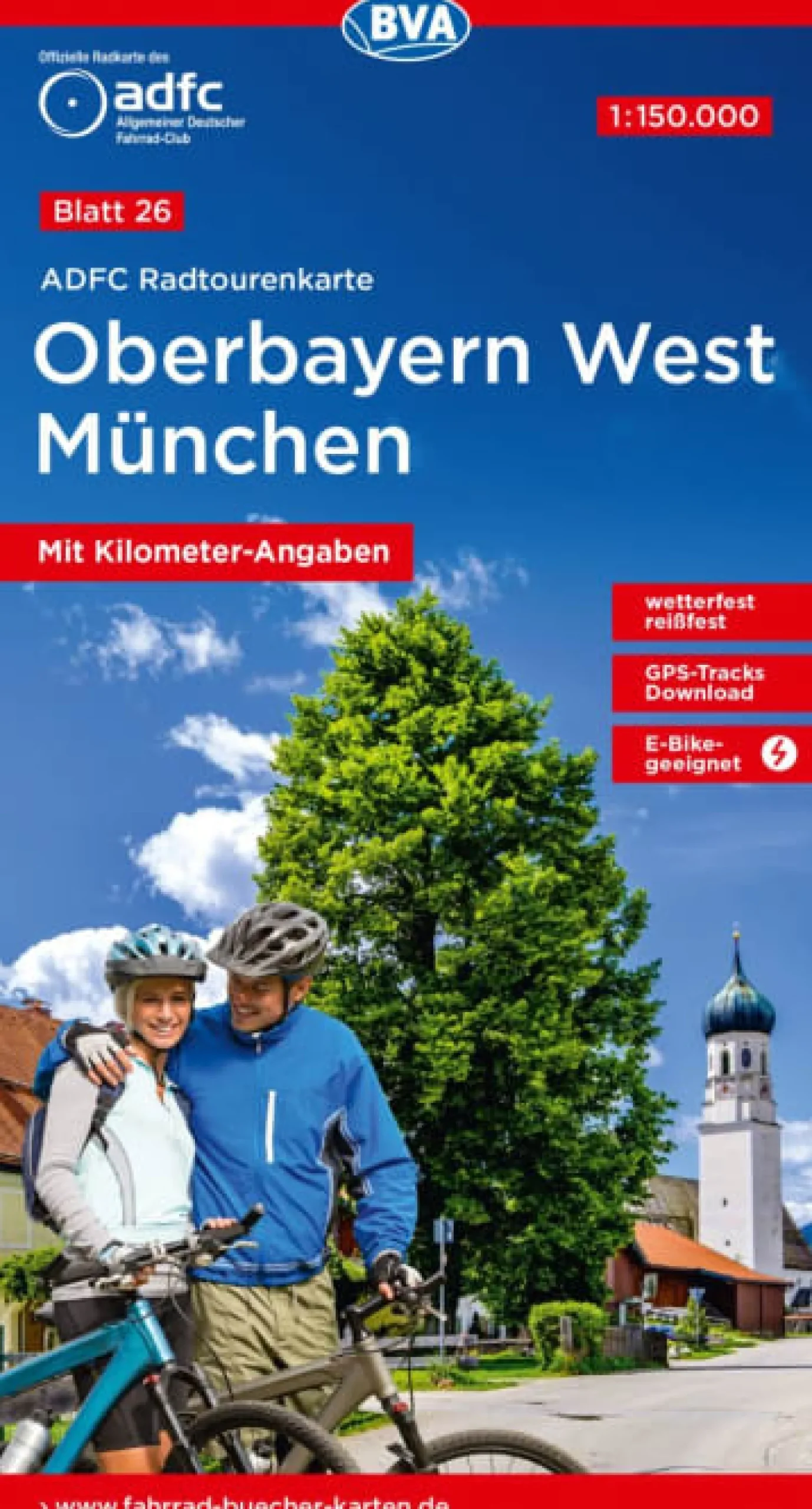 Oberbayern West / München Fahrradkarte