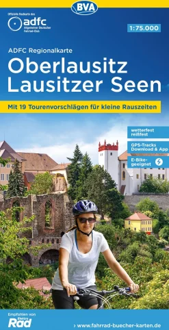 Oberlausitz / Lausitzer Seen Fahrradkarte