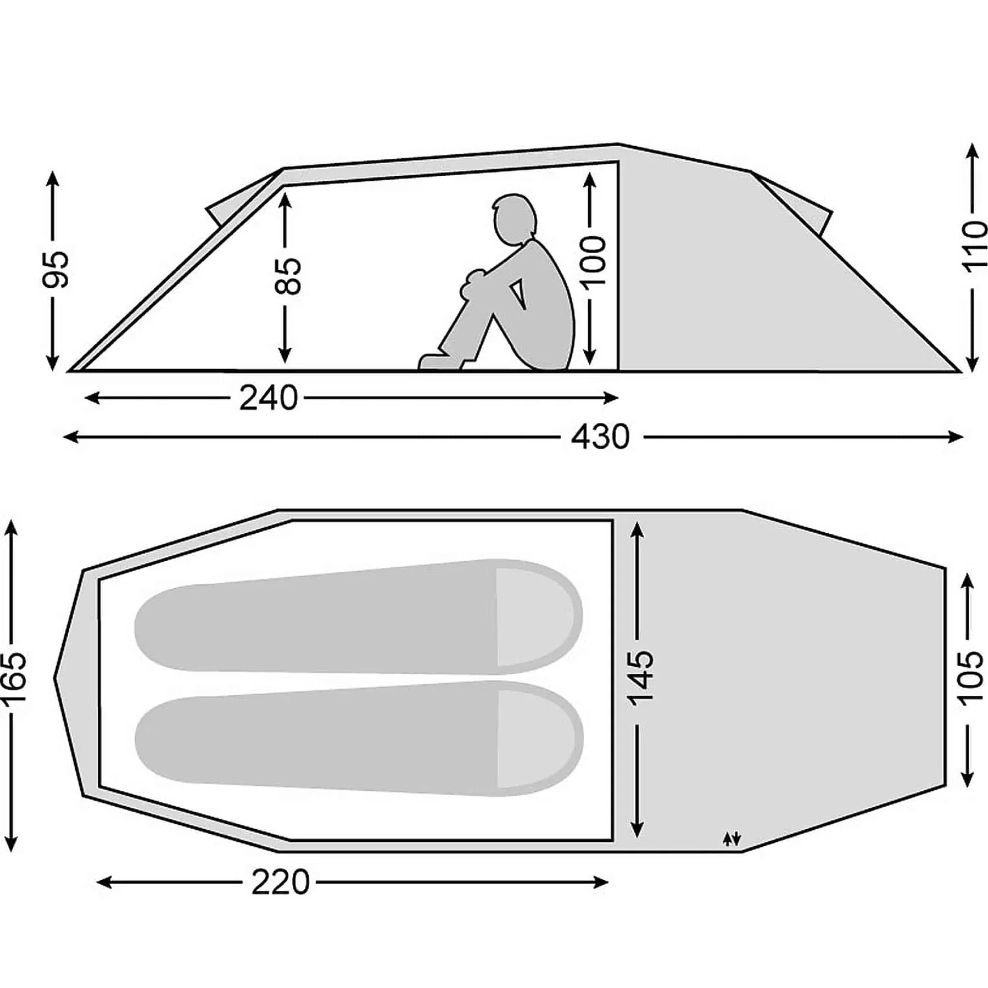 Oppland 2 LW - Black Forest Green