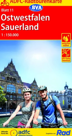 Ostwestfalen / Sauerland Fahrradkarte