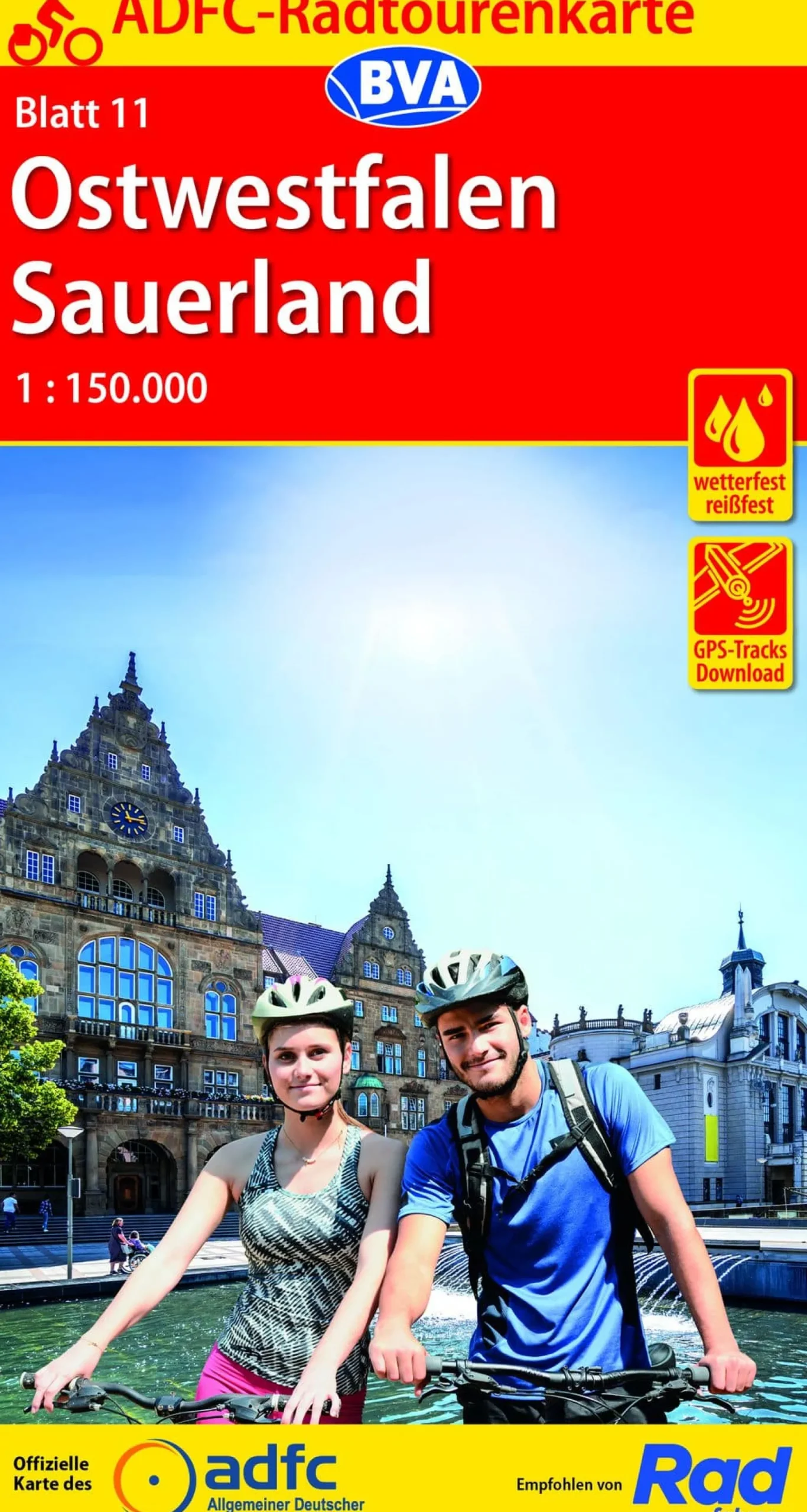 Ostwestfalen / Sauerland Fahrradkarte