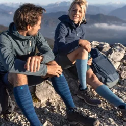 Outdoor Merino Compression Socks W Stone Grey