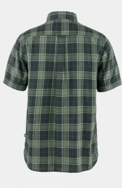 Ovik Travel Shirt SS DK Navy/Pat.Green