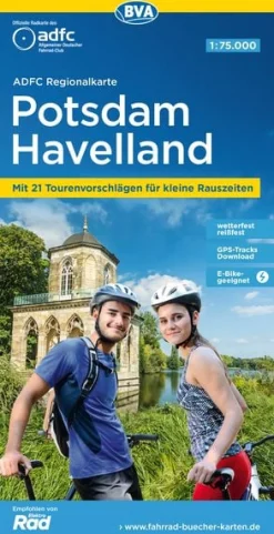 Potsdam / Havelland Fahrradkarte, Auflage 2020
