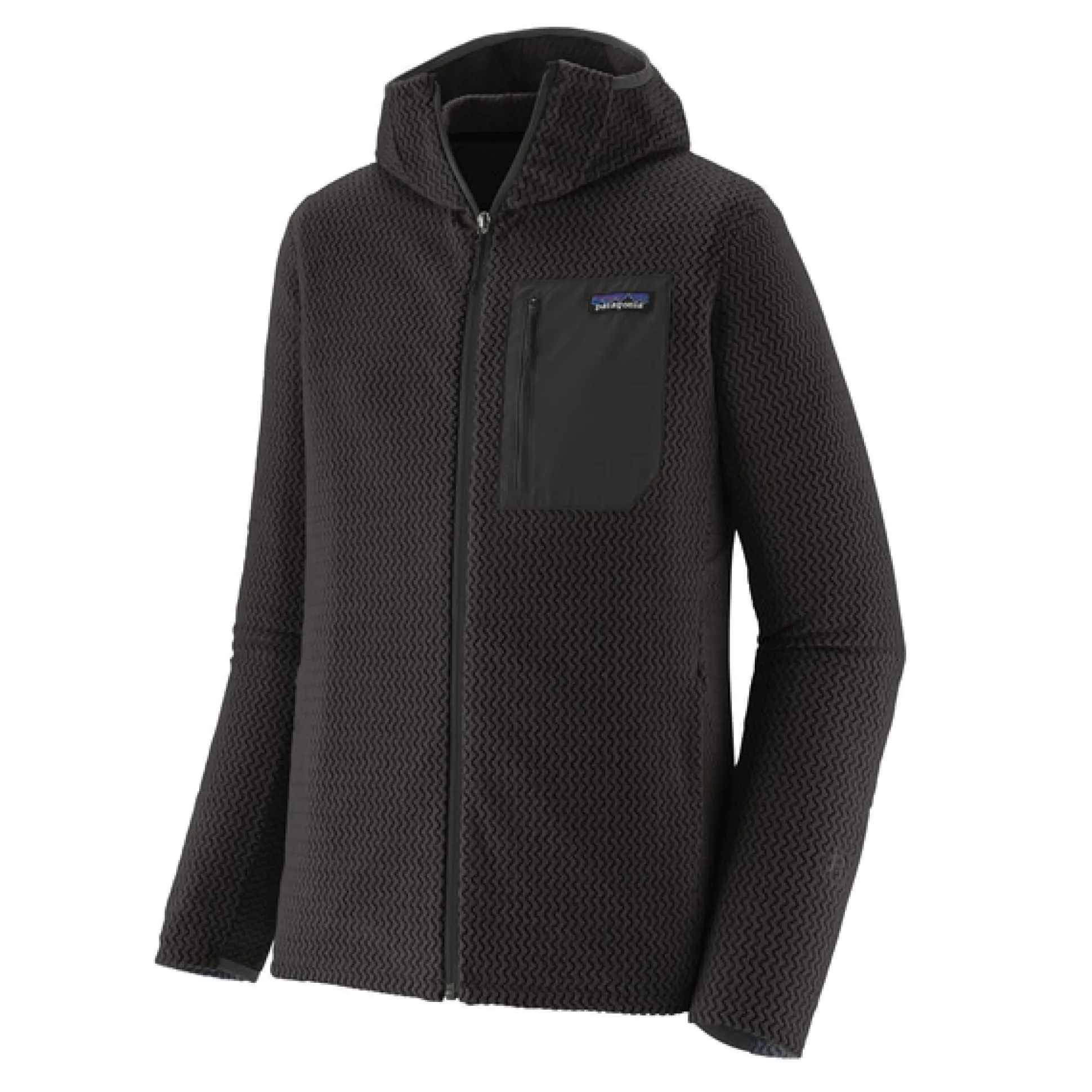 R1 Air Full Zip Hoody Black