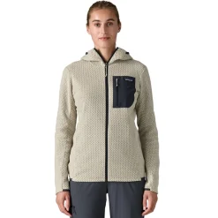 R1 Air Full Zip Hoody W Wool White