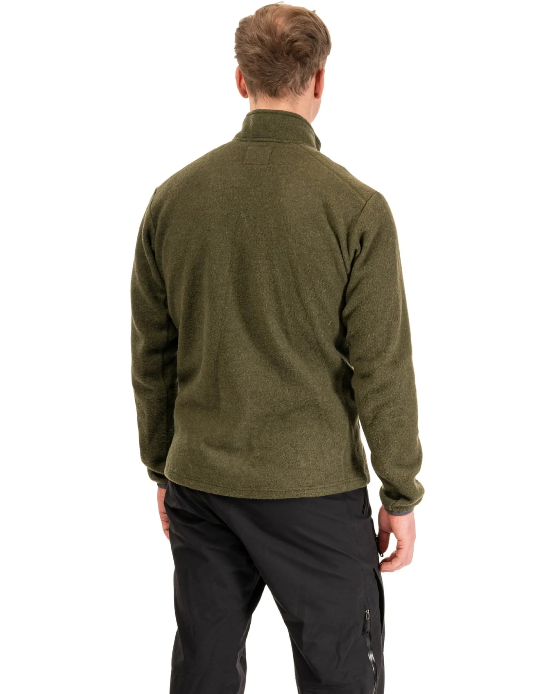 Rabot Merino Fleece Midlayer Dark Olive