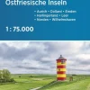 Radkarte Ostfriesland, Ostfriesische Inseln