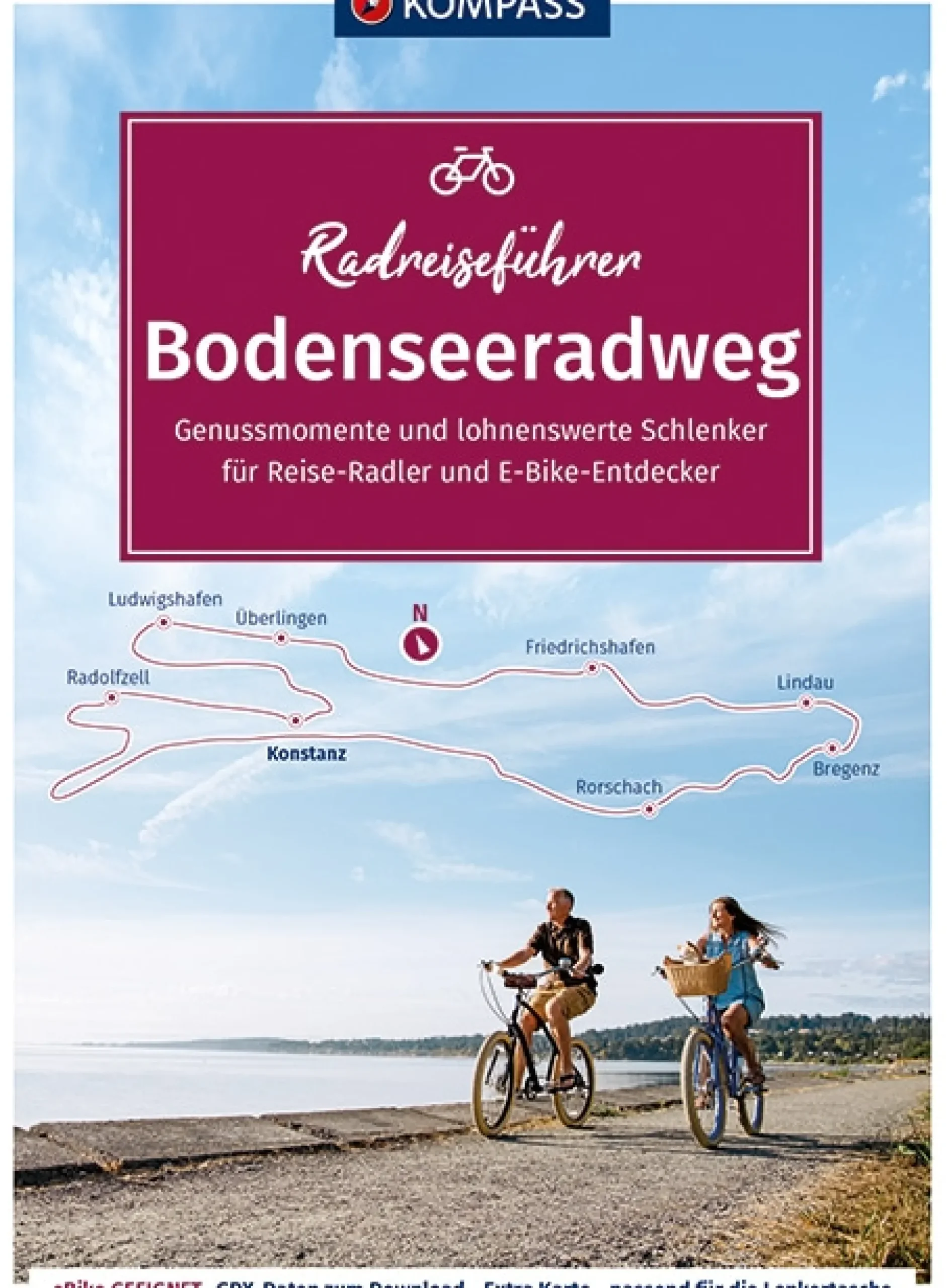 RadReiseFührer Bodenseeradweg