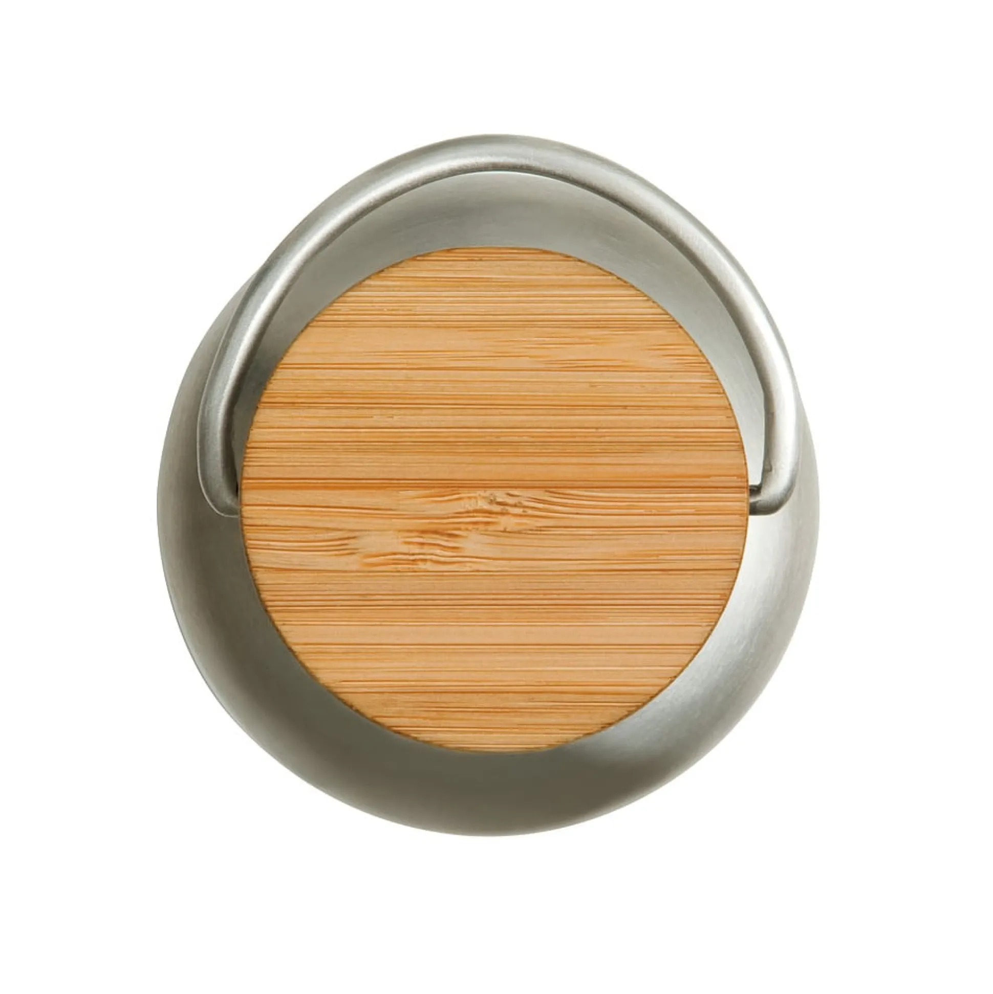 Reflect Trinkflasche 800ml bamboo cap - stainless