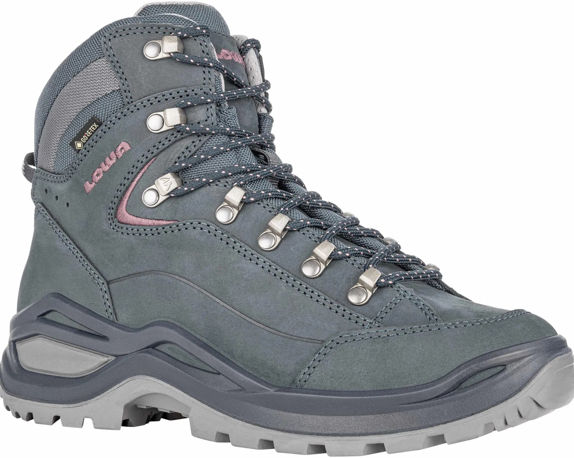 Renegade Evo GTX Mid Women Blau/Rosa (schmal)