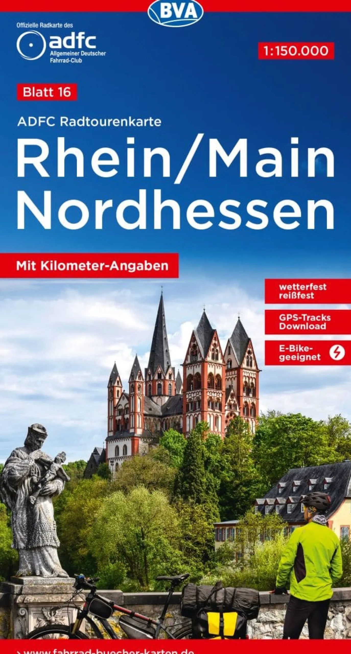 Rhein / Main / Nordhessen Fahrradkarte