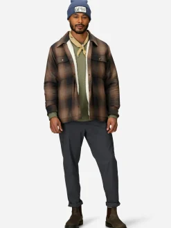Ridgefield Sherpa Flannel Black