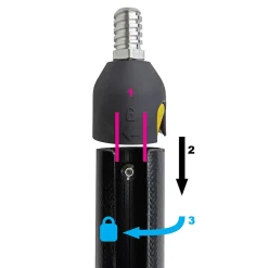 Roll Up Stick Clip Kit Black