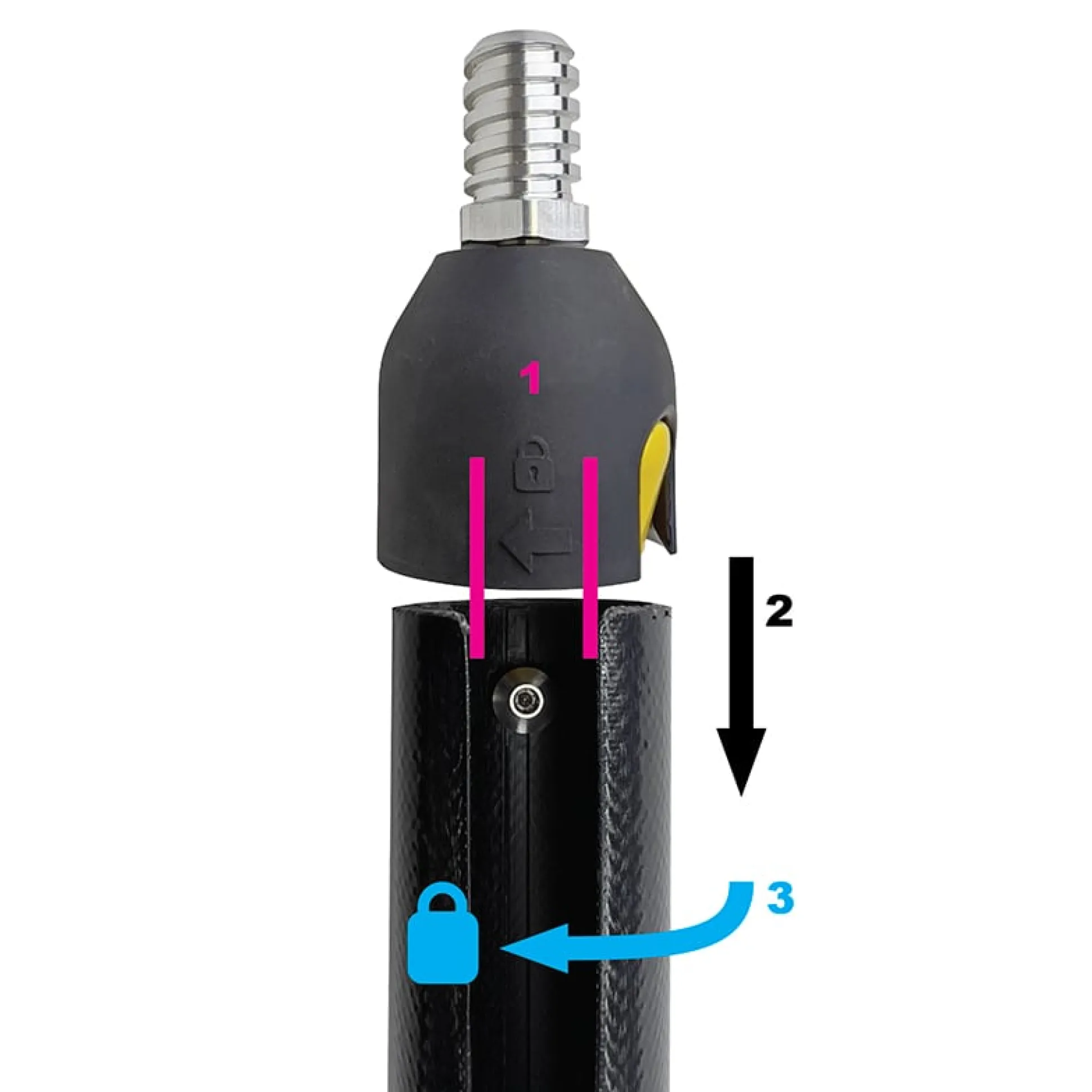 Roll Up Stick Clip Kit Black