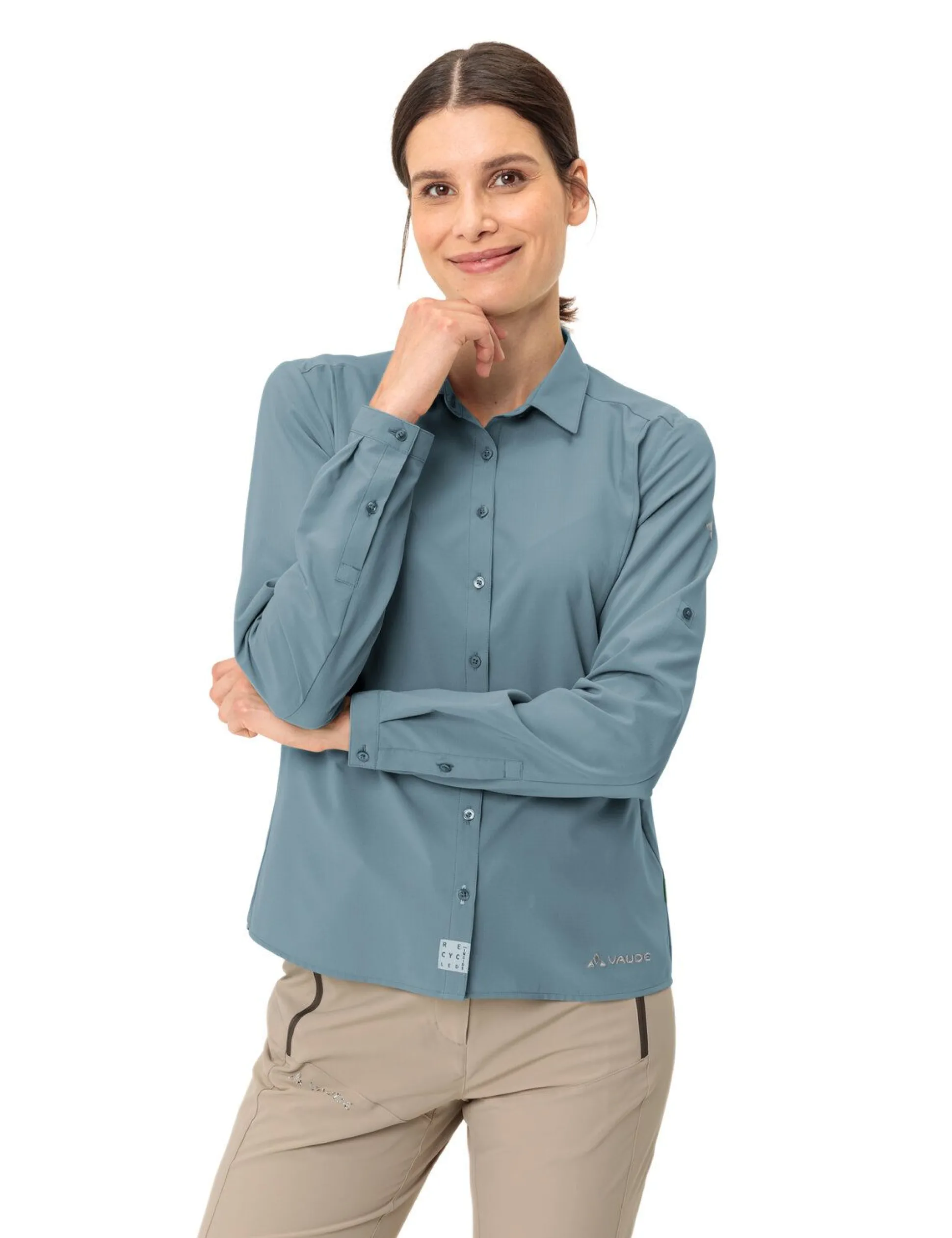 Rosemoor LS Shirt W Nordic Blue