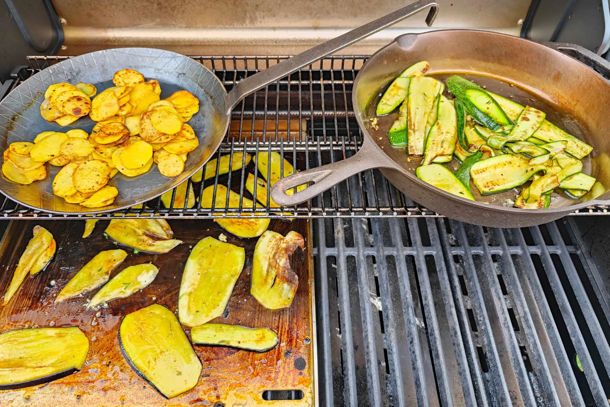 Schmiedeeiserne Pfanne