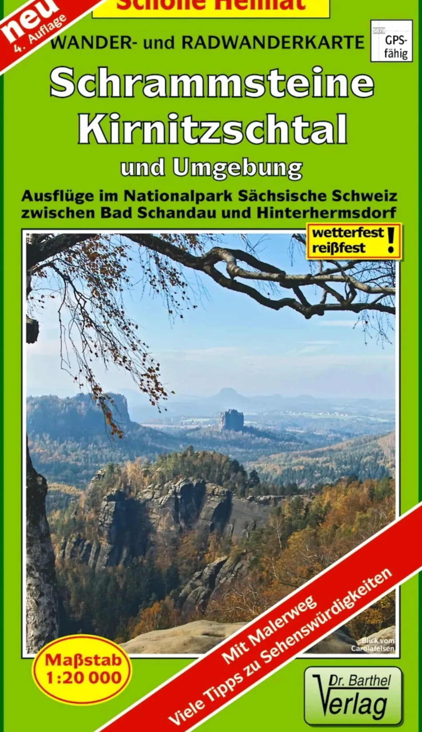 Schrammsteine, Kirnitzschtal und Umgebung