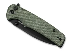 Sencut Sachse Micarta Green - Black Blade