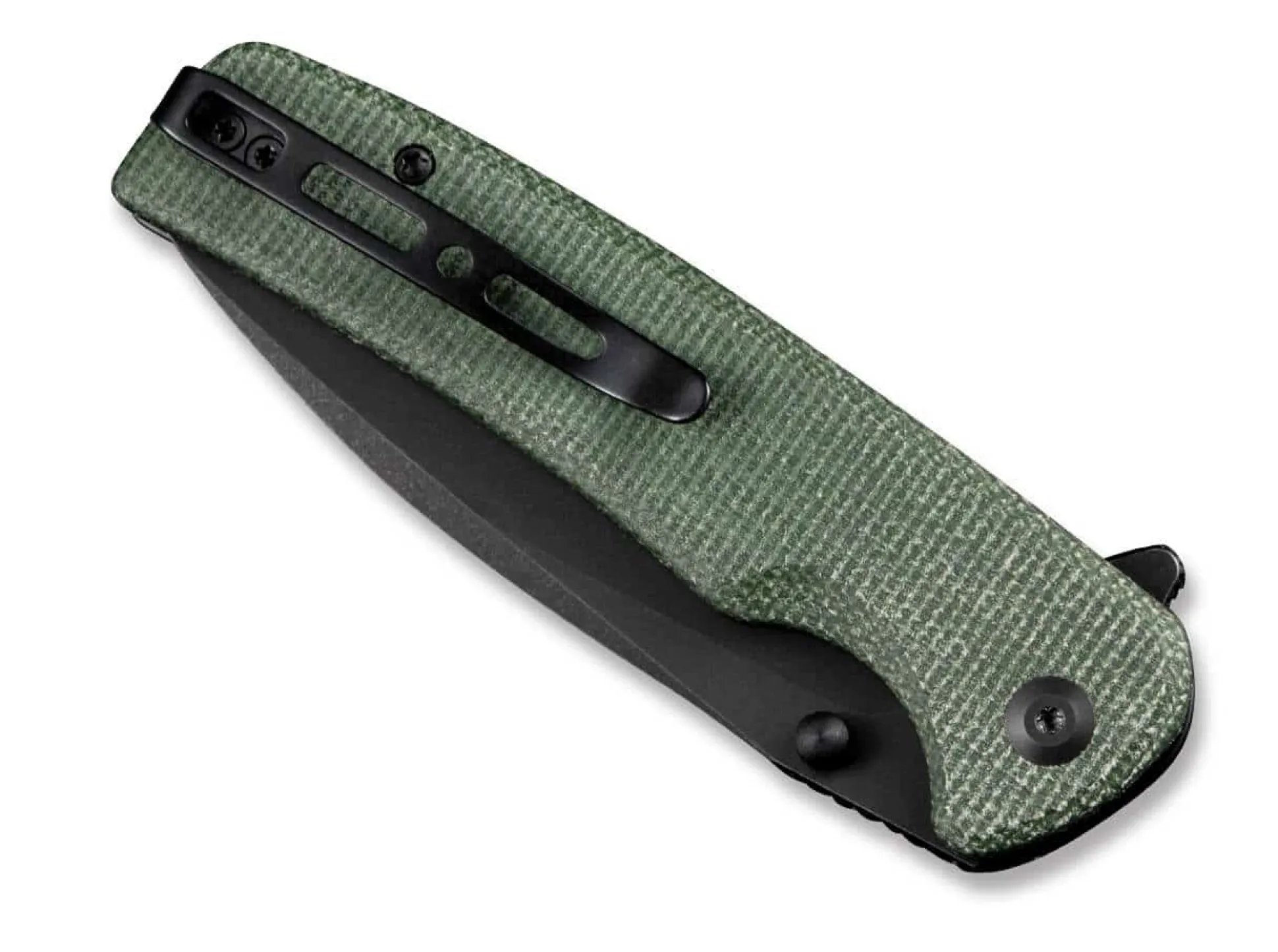 Sencut Sachse Micarta Green - Black Blade