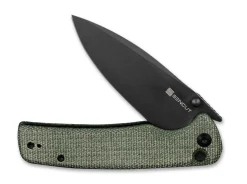Sencut Sachse Micarta Green - Black Blade