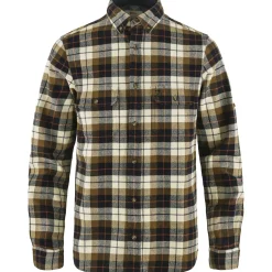Singi Heavy Flannel Shirt White/Navy