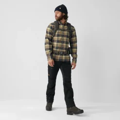 Singi Heavy Flannel Shirt White/Navy